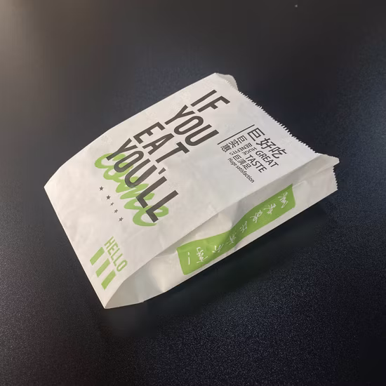 Kaffeeträger, individuell gestaltet, mit gedrehtem Griff, recycelt, bedruckt, Werbekunst, Einkaufsgeschenk, braune Kraftpapiertüten